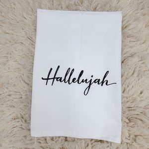 Hallelujah Tea Towel, Religious Tea Towel